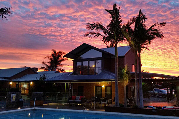 Sunset at McLaren Vale Function Centre