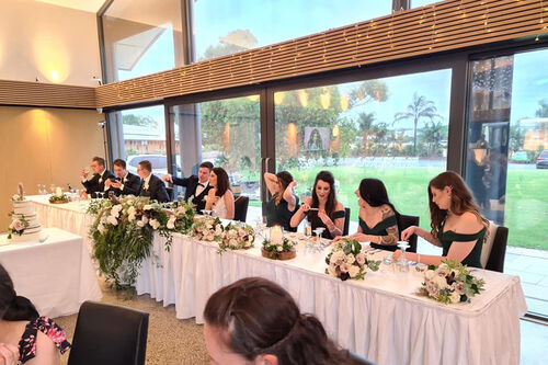 Wedding Party Head Table at McLaren Vale Function Centre